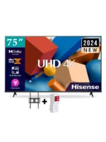 Hisense 75" 75A6K (New 2024) 4K UHD Smart Frameless TV + Goodies