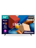 Hisense 50" 50A6K (New 2024) 4K UHD Smart Frameless TV