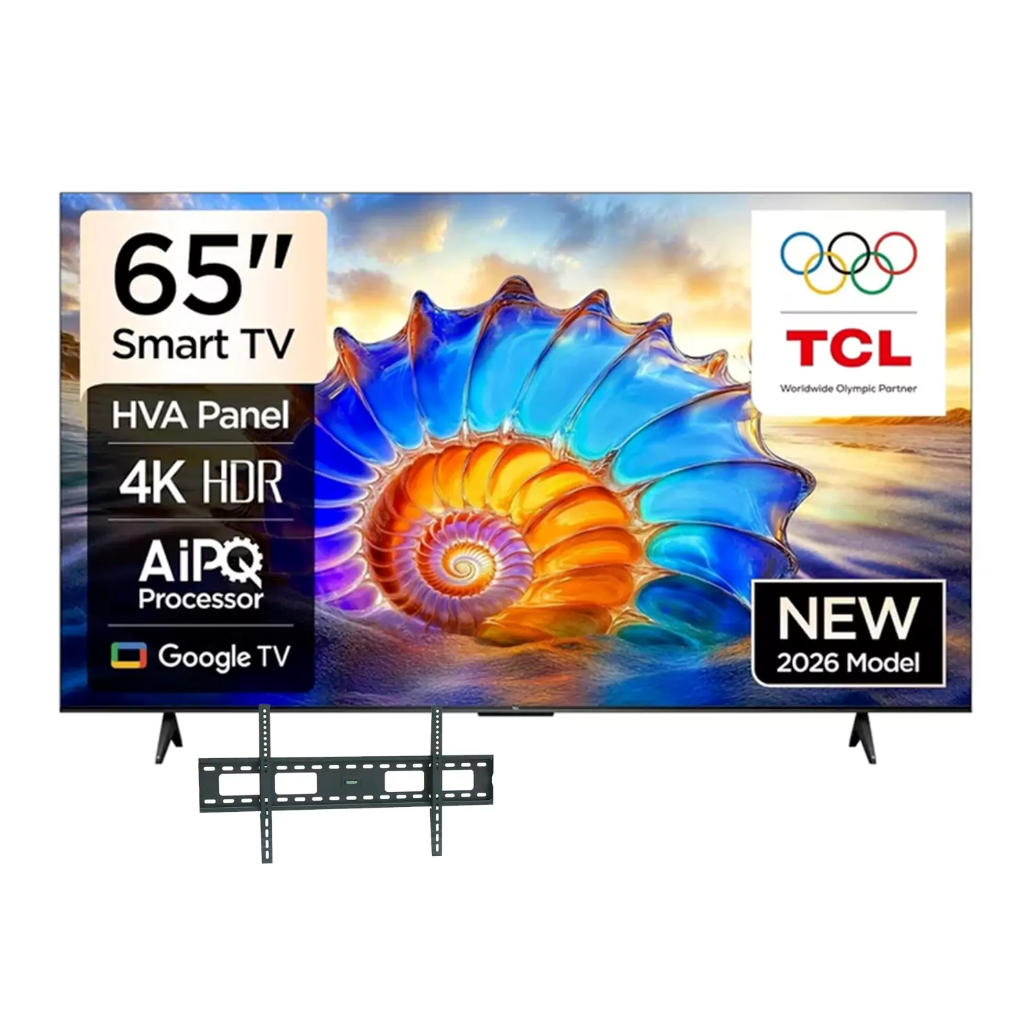 65V6D TCL 65″ 65V6D (New 2026) Google 4k HDR Smart TV - Image 1