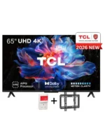TCL 65″ 65V6D (New 2026) Google 4k HDR Smart TV