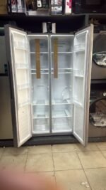Hisense 441L REF441DR Side By Side Fridge – Silver - Image 2
