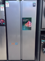 Hisense 441L REF441DR Side By Side Fridge – Silver