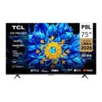 TCL 75-Inch 75P8L 144Hz 4K Premium QLED Google TV - P8L (New 2026 Model)