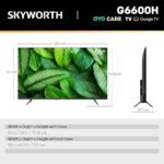 Skyworth 55″ G6600H 4K UHD Smart Google TV – 55G6600H - Image 2