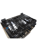 VON 90cm by 60cm VCF965031NSK Freestanding Cooker – 5 Gas Burners, Enamel Pan Support - Image 2