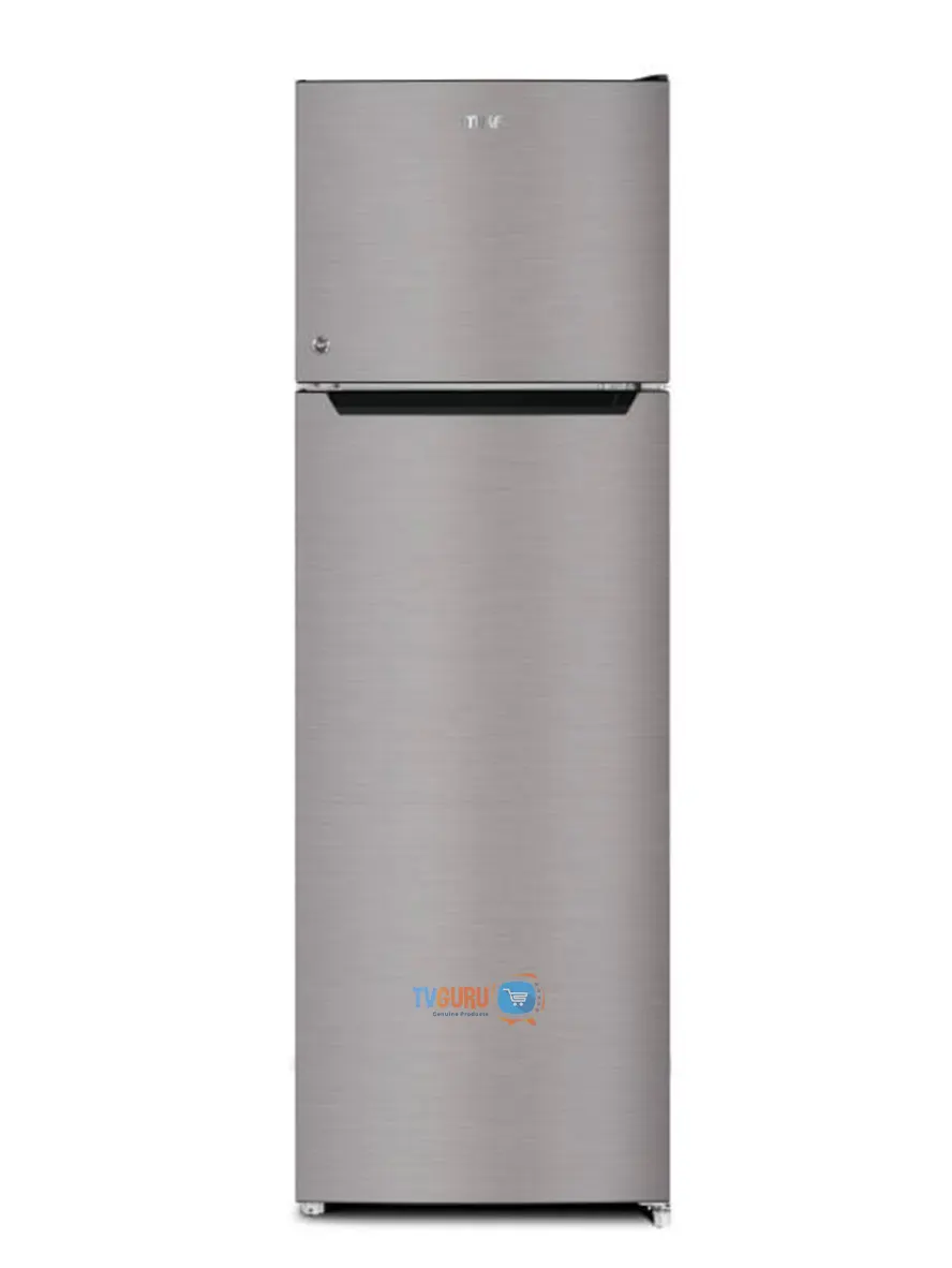 MIKA 168 Litres Double Door Fridge MRDCD168LSD MIKA 168 Litres Double Door Fridge (Line Silver Dark) - MRDCD168LSD - Image 1