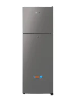 MIKA 202L Double Door No-Frost Fridge (Inox Line Brush) - MRNF202XLB
