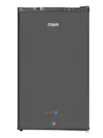 Mika 92L Single Door Fridge (Dark Silver) - MRDCS92DS