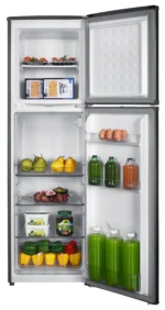 VON 166L Double Door Direct Cool Fridge (VRT-166DRAG) - Grey - Image 2