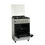Ramtons 3Gas+1Electric 58X58 Silver (Black Top) Cooker - RC/306 - Image 2