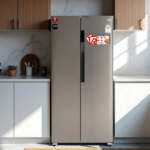 Ramtons 430L Side By Side No Frost Fridge (Silver)- RF/319 - Image 4