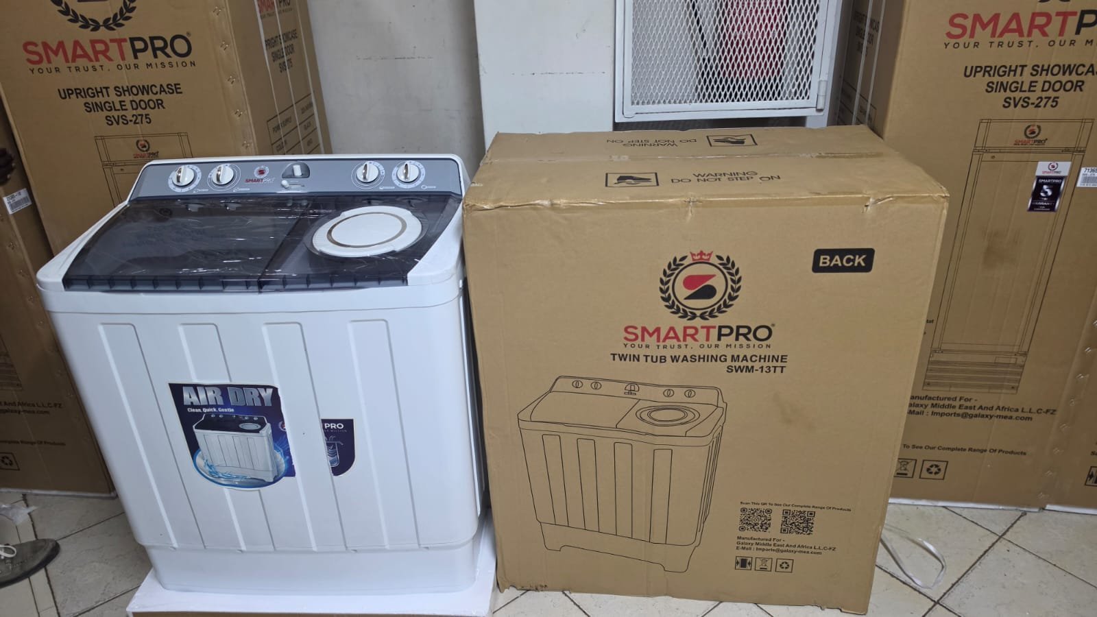 2026/08/1002581529-1.jpg Smart pro 13 kgs top load twin tub washing machine - Image 1