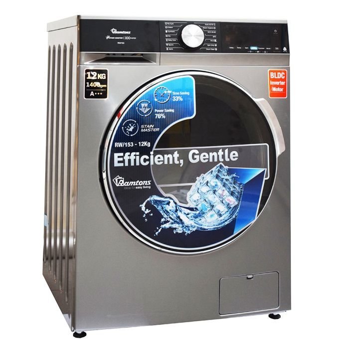 2026/08/1002581567.jpg Ramtons 12kg Front Load Fully Automatic Washing Machine 1400RPM - RW/153 - Image 1