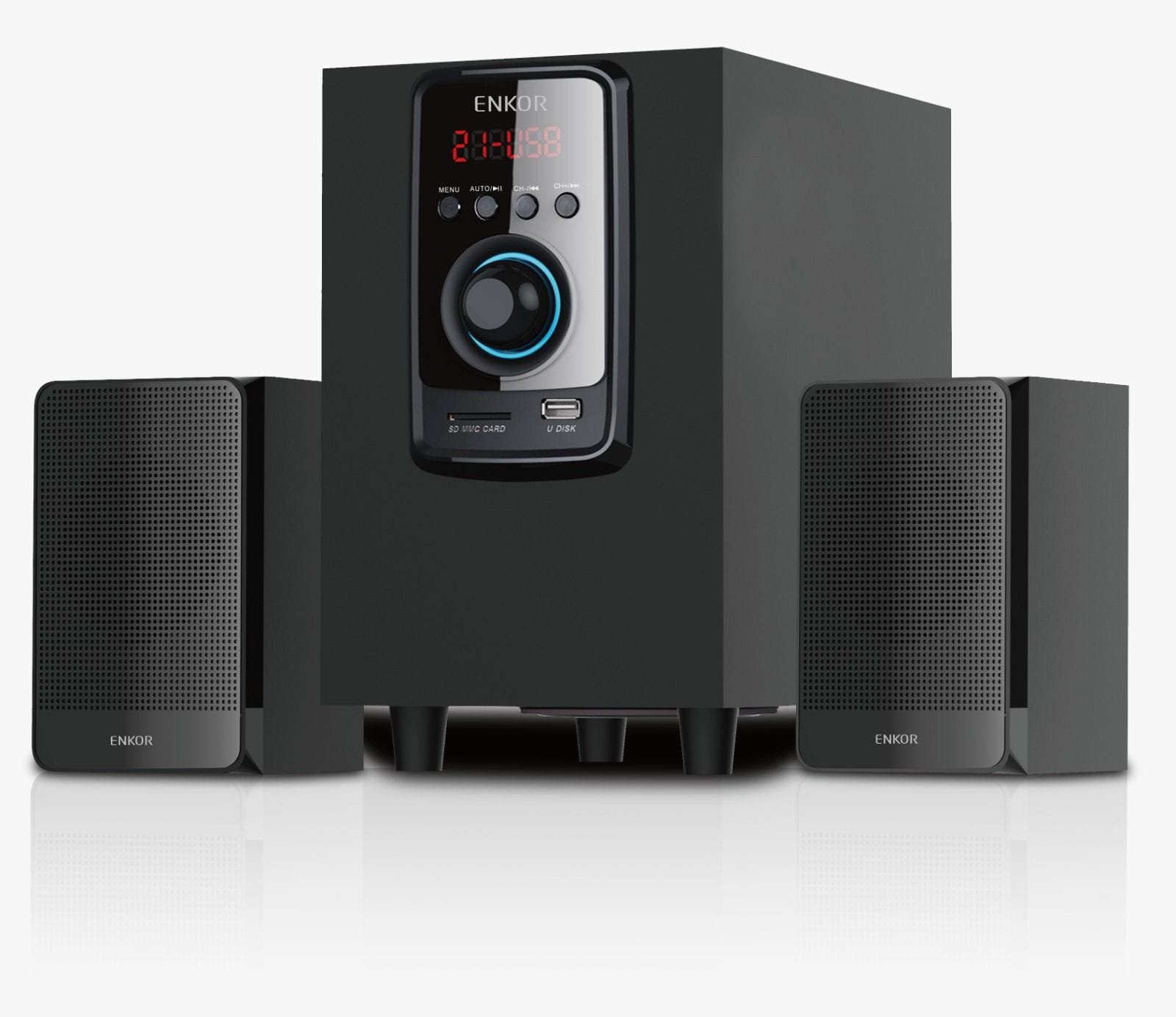 EK214 Enkor EK-2140 2.1-channel multimedia speaker and woofer system - Image 1