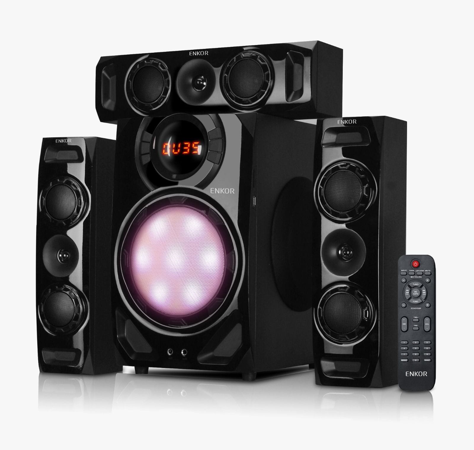 EK3182 Enkor EK3182M 3.1ch 17000w P.M.P.O Multimedia Subwoofer - Image 1
