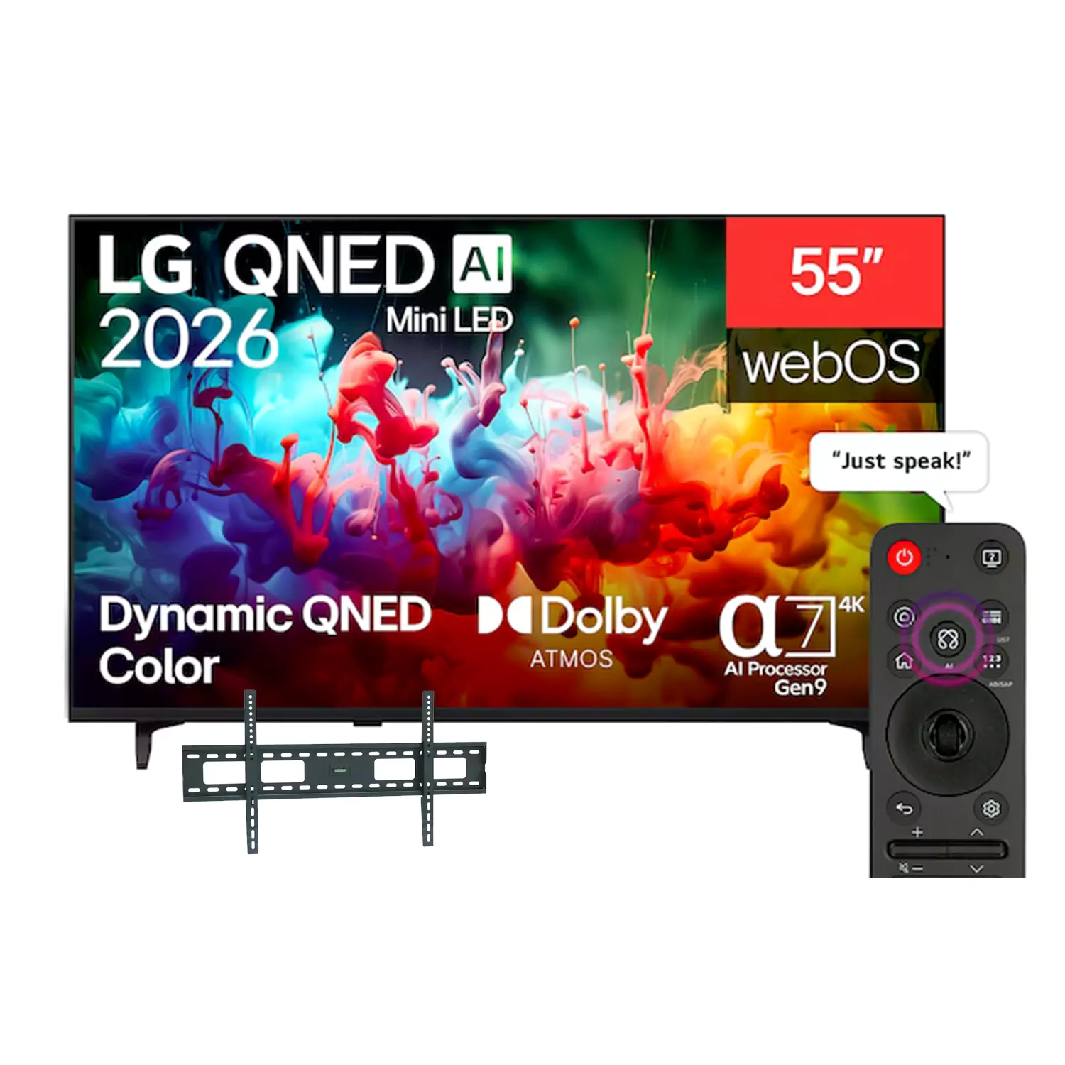LG 55 QNED72B6L LG 55" QNED72B6L AI Mini LED QNED72 4K Smart TV 2026 - Image 1