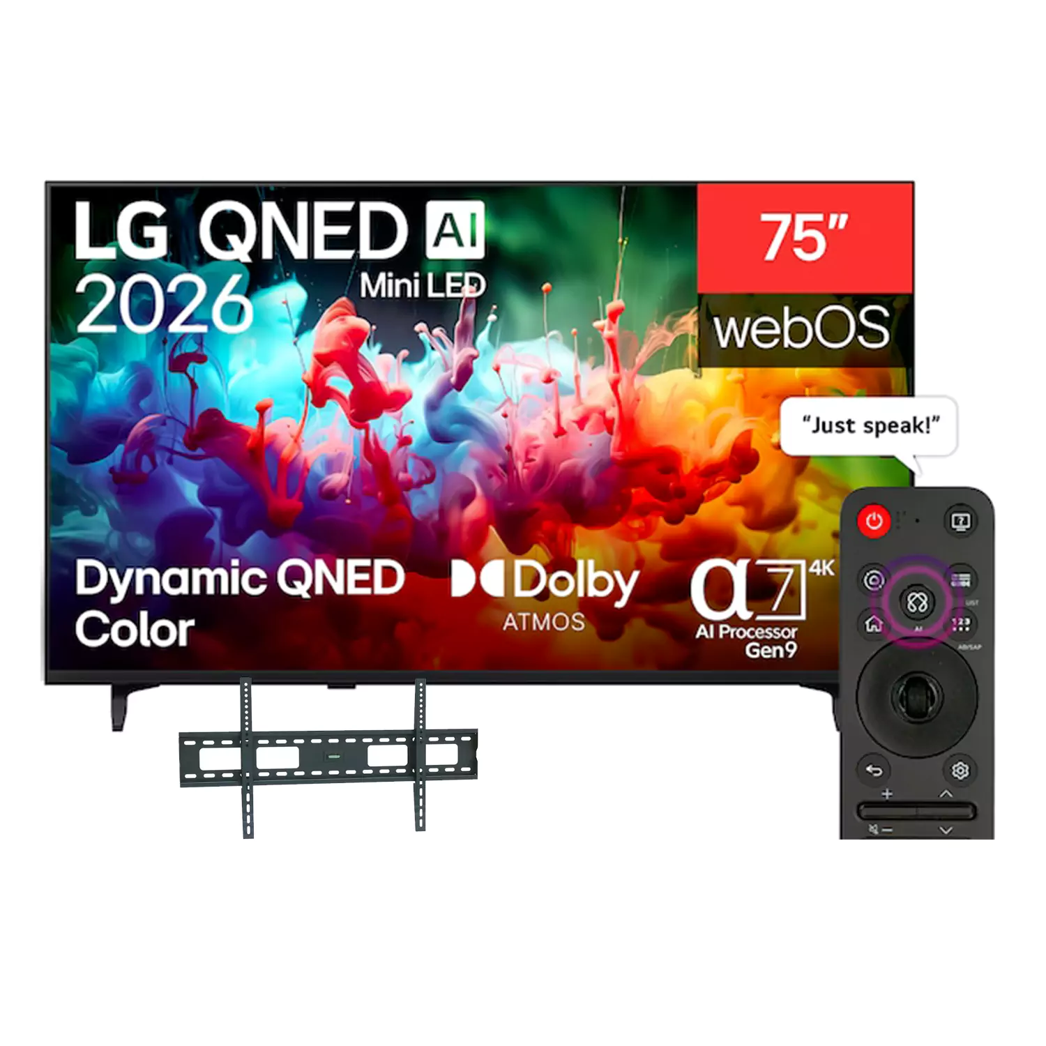 LG 75 QNED72B6L LG 75" QNED72B6L AI Mini LED QNED72 4K Smart TV 2026 - Image 1