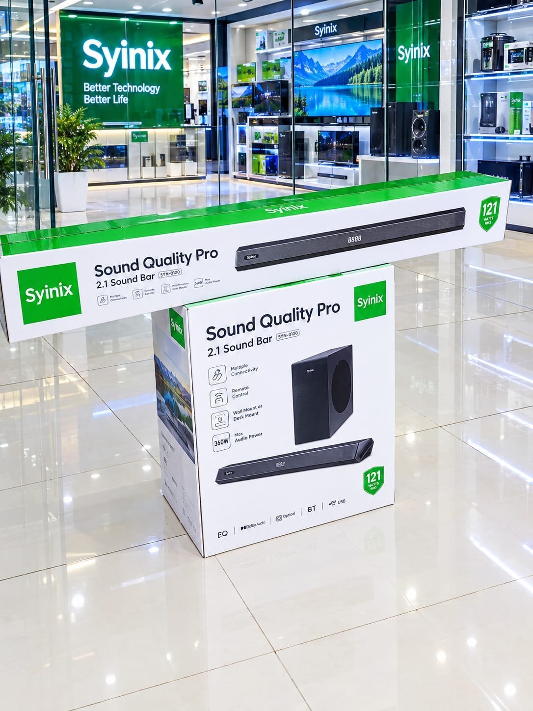 2026/10/1002926716.jpg Syinix 360Watts soundbar
Model SYN-Q120 - Image 1